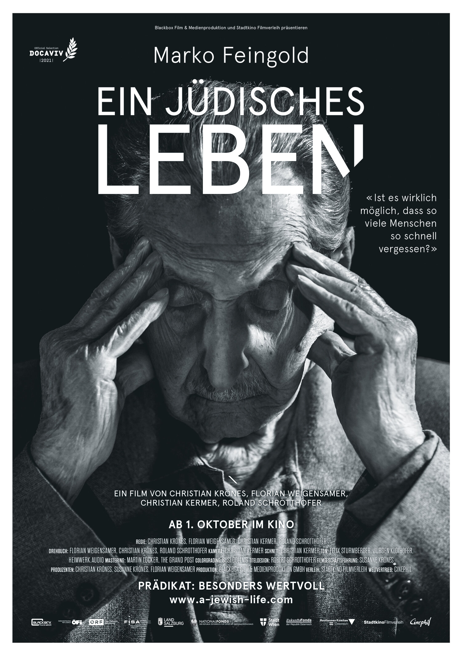 Filmpremiere: Marko Feingold – Ein jüdisches Leben